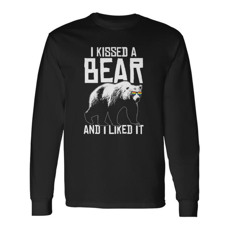 I Kissed A Bear And I Liked It Lgbt Gay Long Sleeve T-Shirt T-Shirt