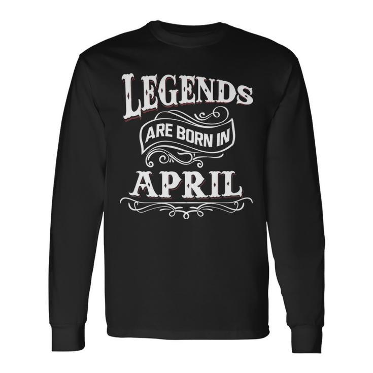 legends born in april t shirt