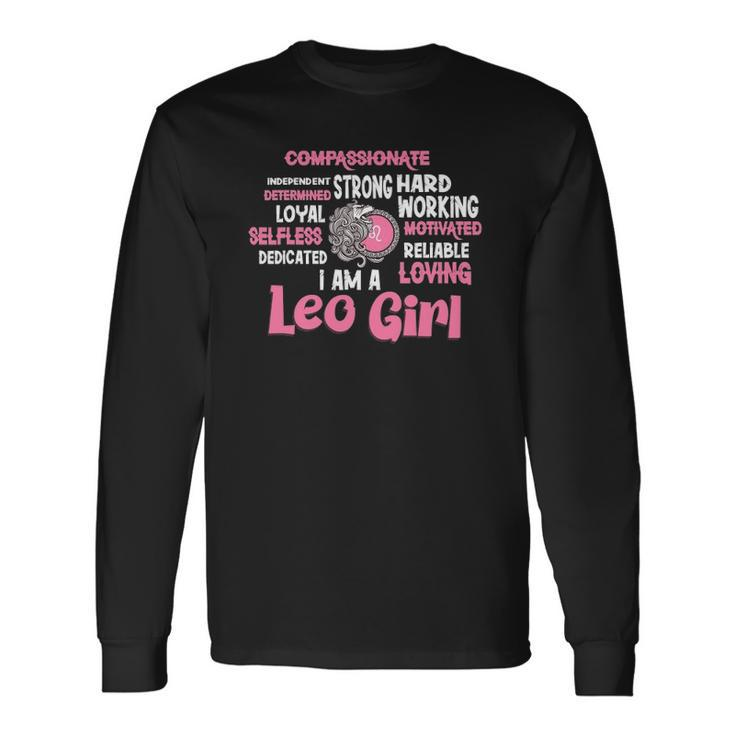 As A Leo Girl Birthday Astrology Zodiac Sign Leo Long Sleeve T-Shirt T-Shirt