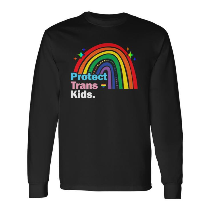 Lgbt Support Protect Trans Kid Pride Lgbt Rainbow Long Sleeve T-Shirt T-Shirt