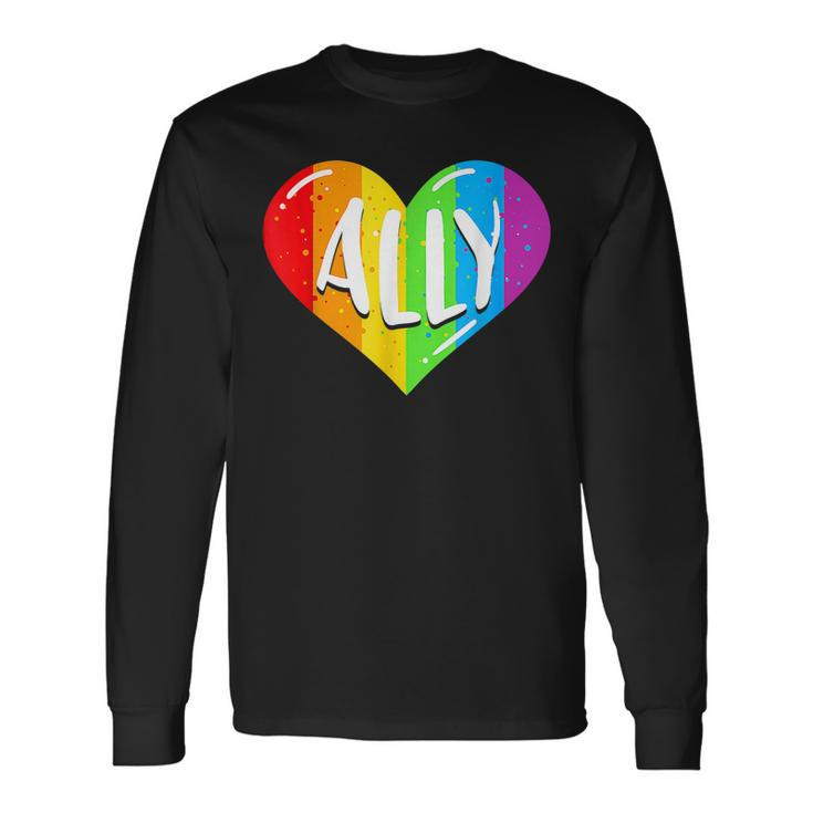 Lgbtq Ally For Gay Pride Children Long Sleeve T-Shirt T-Shirt