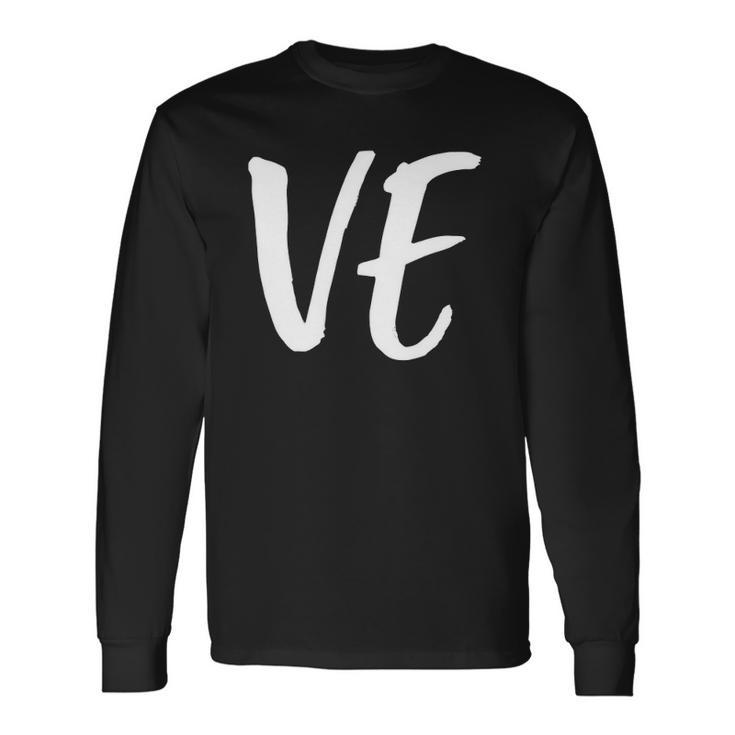 Lo Ve Love Matching Couple Husband Wife Valentines Day Long Sleeve T-Shirt T-Shirt