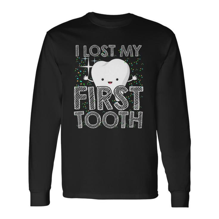 I Lost My First Tooth Baby Tooth Fairy Long Sleeve T-Shirt T-Shirt