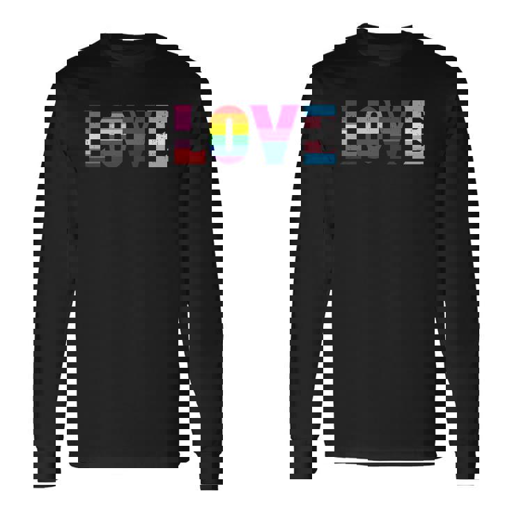 Love Lgbt Pride Ally Lesbian Gay Bisexual Transgender Ally Long Sleeve T-Shirt T-Shirt