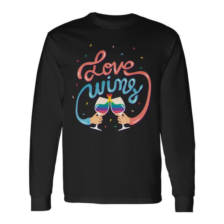 Love Wins 389 Trending Shirt Unisex Long Sleeve Gifts ideas