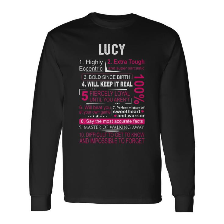 Lucy Name Lucy Name Long Sleeve T-Shirt