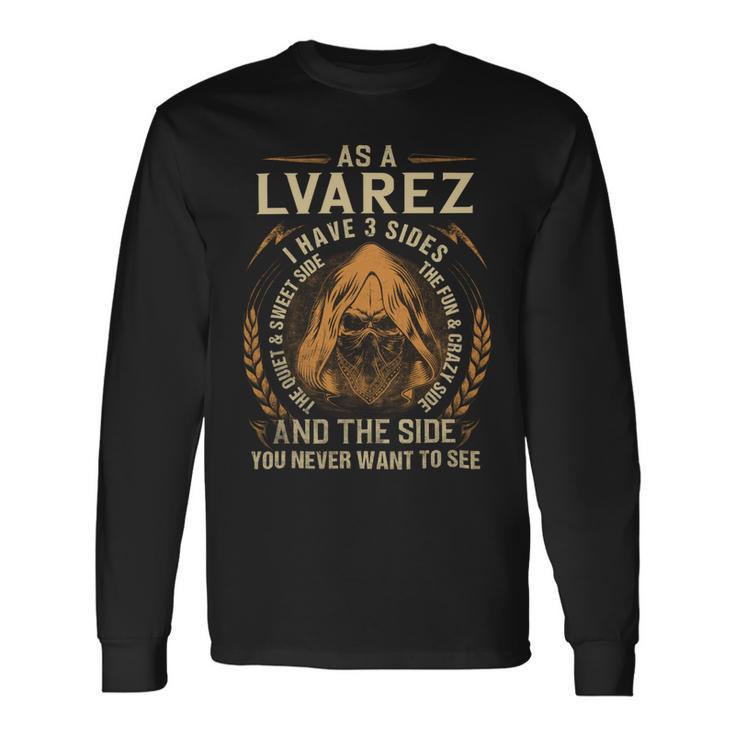 Lvarez Name Shirt Lvarez Name V4 Long Sleeve T-Shirt