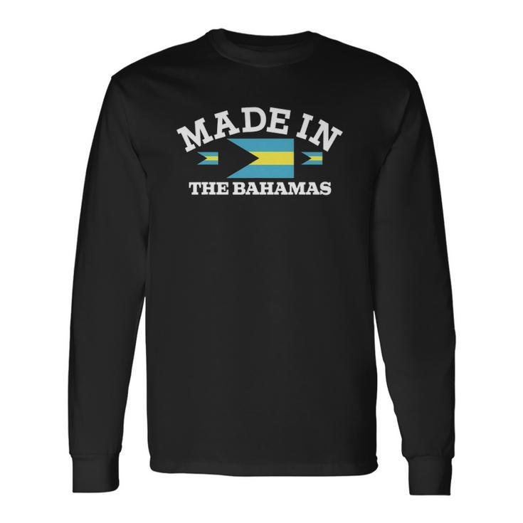 Made In The Bahamas Bahamian Flag Long Sleeve T-Shirt T-Shirt