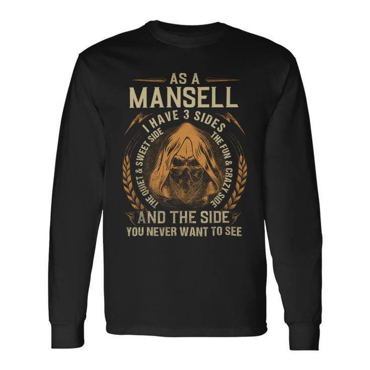 Mansell Name Shirt Mansell Name V4 Long Sleeve T-Shirt