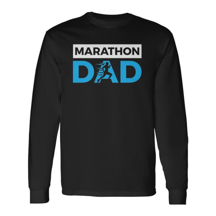 Marathon Dad Sport Running Fathers Day Long Sleeve T-Shirt T-Shirt