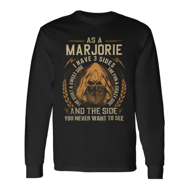 Marjorie Name Shirt Marjorie Name V2 Long Sleeve T-Shirt