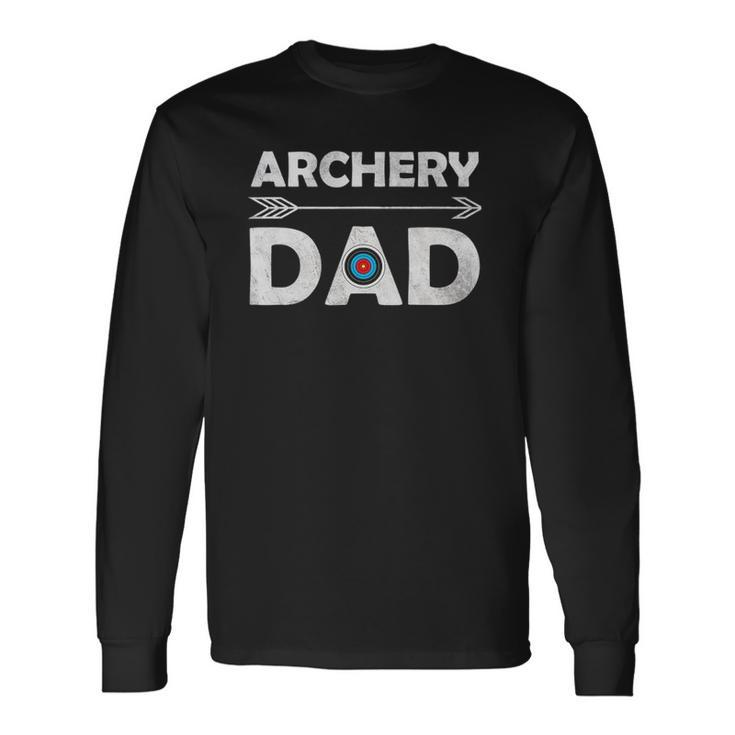 Matching Archery Dad Arrow Target Team Photo Long Sleeve T-Shirt T-Shirt