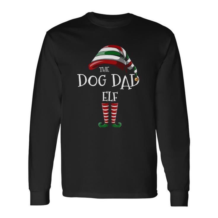Matching The Dog Dad Elf Christmas Group Long Sleeve T-Shirt T-Shirt
