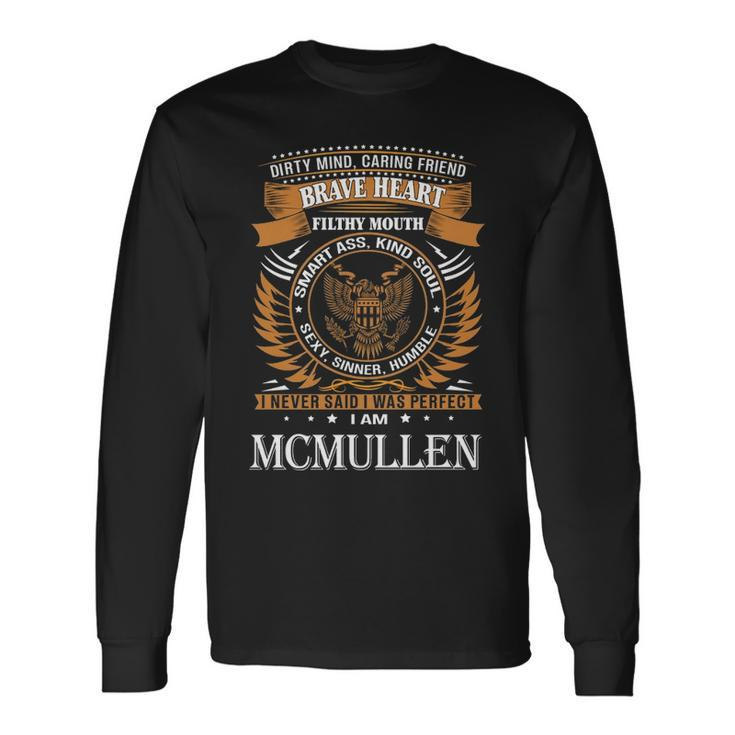 Mcmullen Name Mcmullen Brave Heart Long Sleeve T-Shirt