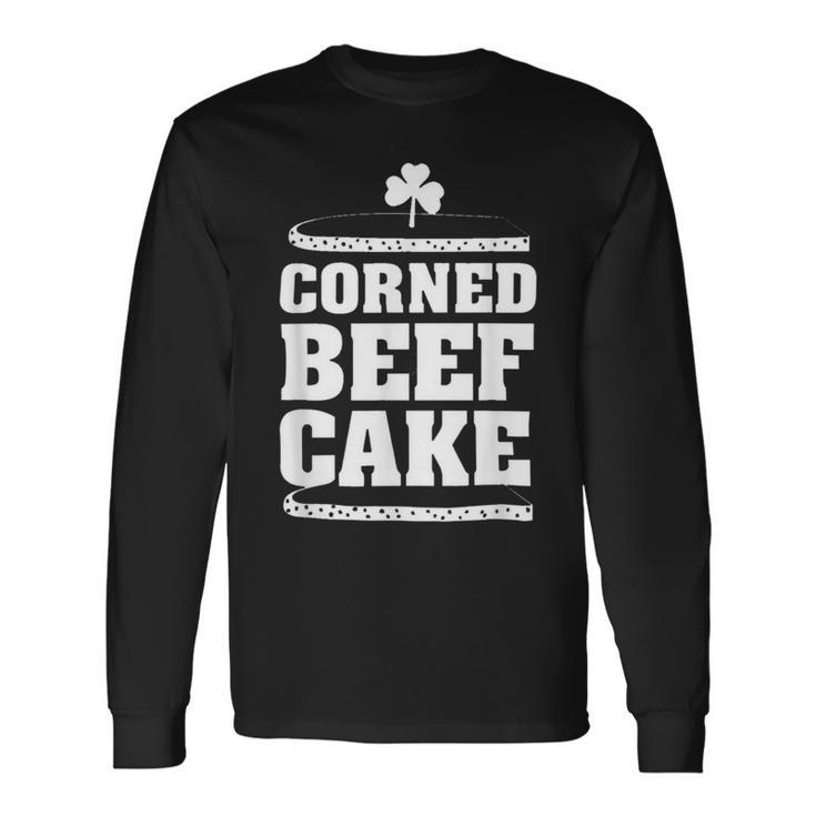 Mens Corned Beefcake Funny St Patricks Day   551 Trending Shirt Unisex Long Sleeve