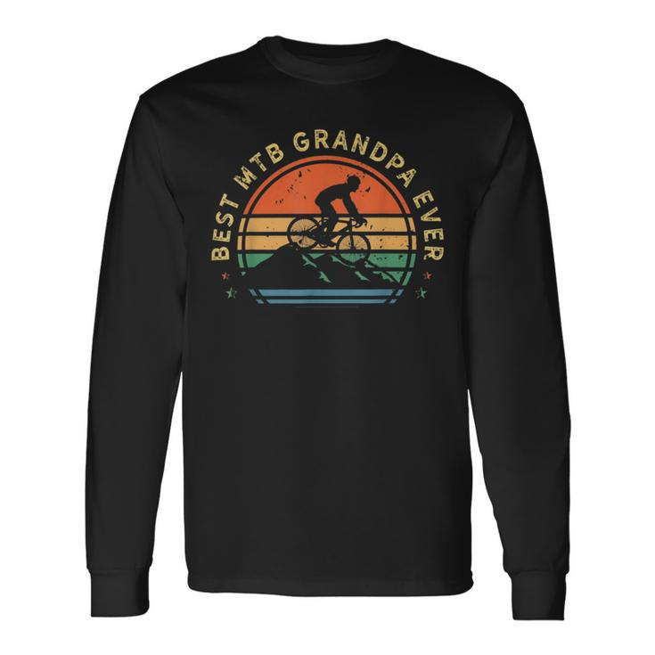 Mens Mountain Bike Retro Biking Vintage - Mtb Biker Grandpa Gifts  481 Trending Shirt Unisex Long Sleeve