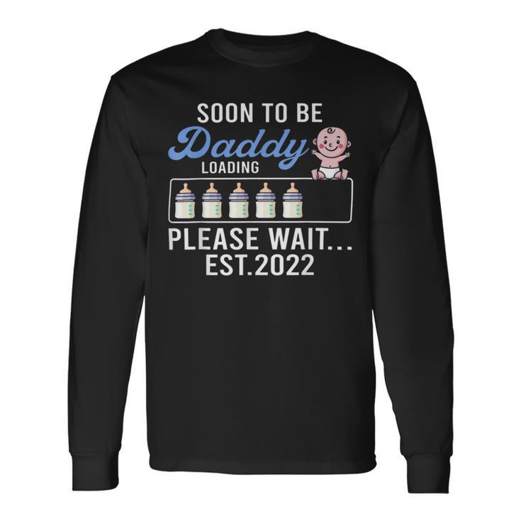 Mens New Dad Shirt Funny Pregnancy Announcement Soon To Be Daddy   277 Trending Shir Unisex Long Sleeve