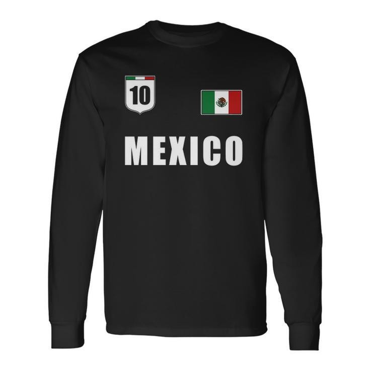 Mexico Soccer Player For Mexican Jersey Football Fans Long Sleeve T-Shirt T-Shirt