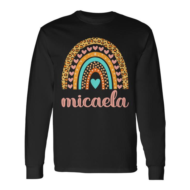 Micaela Micaela Name Birthday Shirt 26 Shirt Unisex Long Sleeve