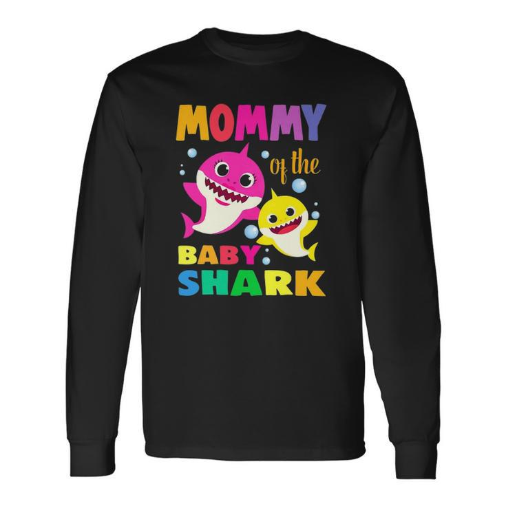 Mommy Of The Birthday Shark Mom Matching Long Sleeve T-Shirt T-Shirt