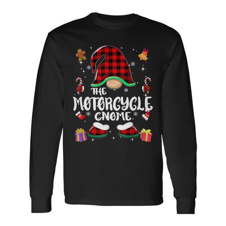 Motorcycle Gnome Buffalo Plaid Red 460 Shirt Unisex Long Sleeve