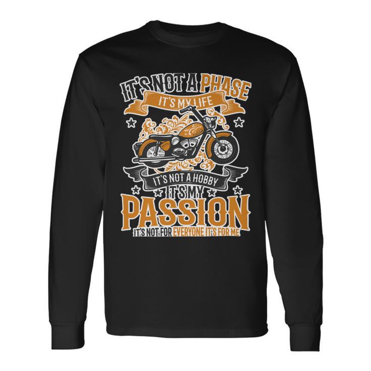 Motorcycle Passion Biker Cute Dreaming 488 Shirt Unisex Long Sleeve