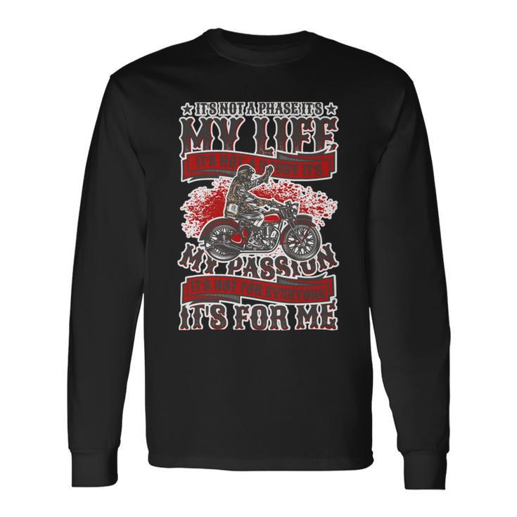 Motorcycle Passion Biker Safety 487 Shirt Unisex Long Sleeve Gifts ideas