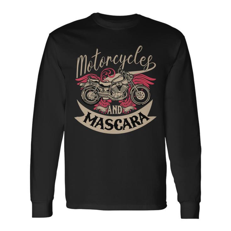 Motorcycles Mascara Moped Chopper 463 Shirt Unisex Long Sleeve