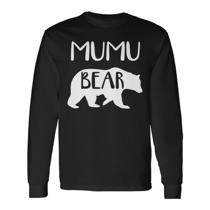 Mumu Grandma Mumu Bear Long Sleeve T-Shirt