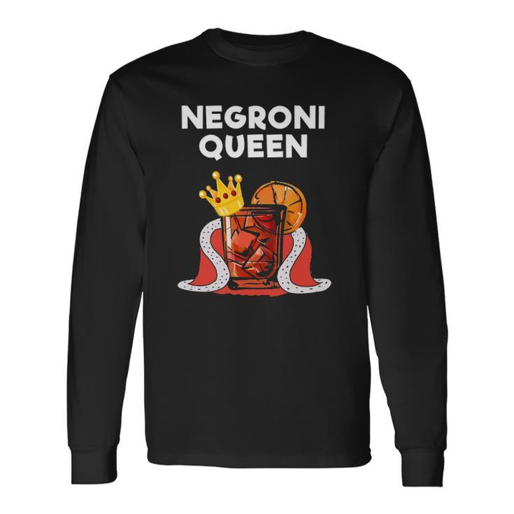 Negroni Queen Drinking Queen Long Sleeve T-Shirt T-Shirt