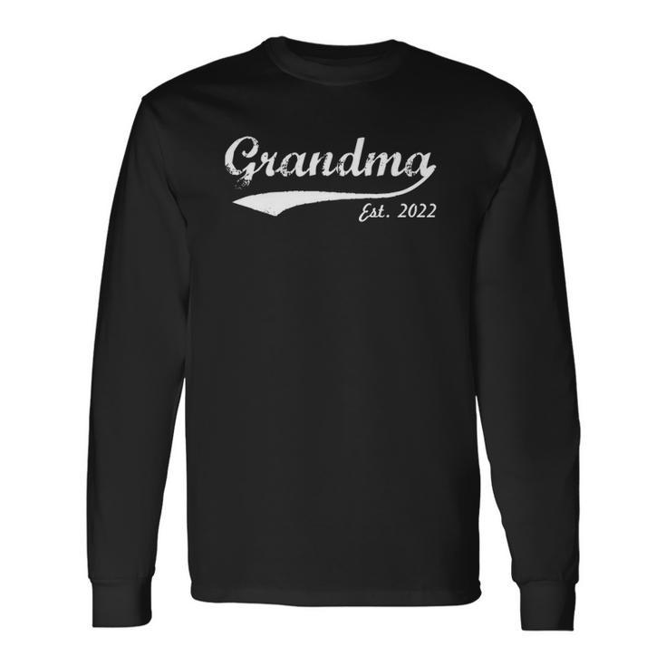 New Grandma Grandma Est 2022 Grandma To Be Long Sleeve T-Shirt T-Shirt