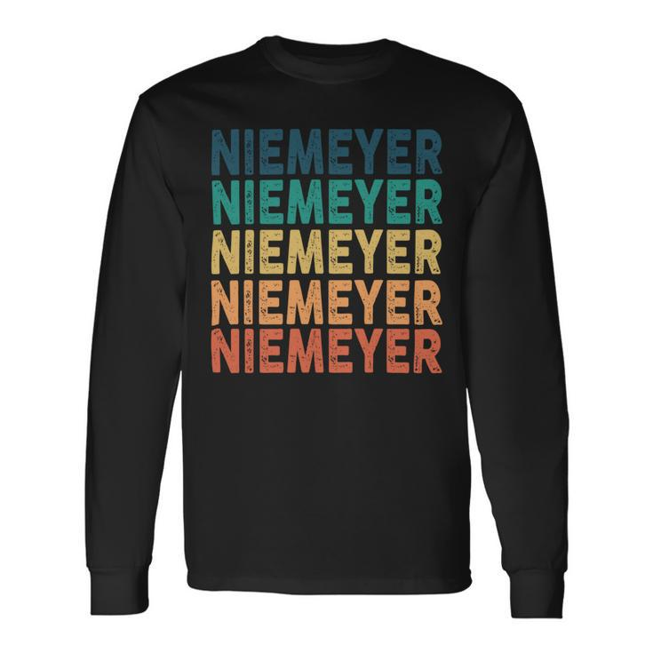 Niemeyer Name Shirt Niemeyer Name V2 Long Sleeve T-Shirt