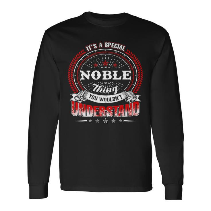 Noble Shirt Crest Noble Shirt Noble Clothing Noble Tshirt Noble Tshirt For The Noble Long Sleeve T-Shirt