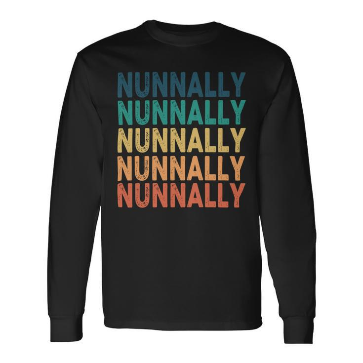 Nunnally Name Shirt Nunnally Name Long Sleeve T-Shirt