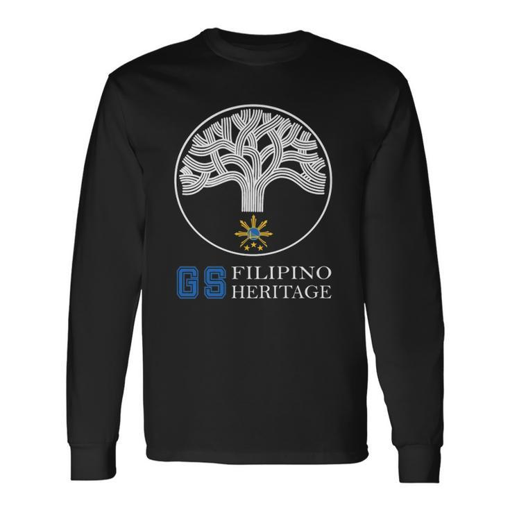 Oakland Filipino Pilipinas Basketball Heritage Long Sleeve T-Shirt T-Shirt