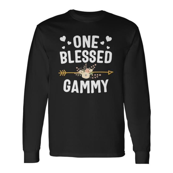 One Blessed Gammy Cute Long Sleeve T-Shirt T-Shirt