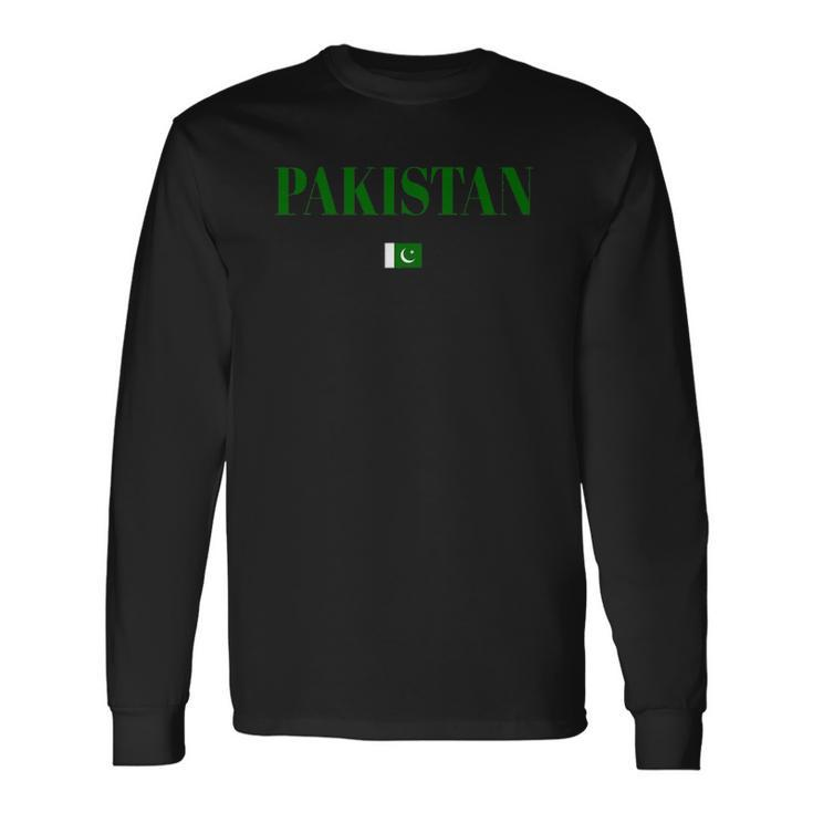 Pakistan Flag Pakistan Long Sleeve T-Shirt