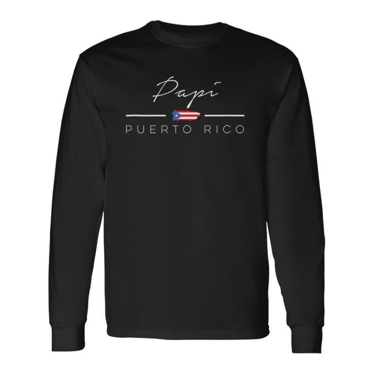 Papi Puerto Rico For Long Sleeve T-Shirt T-Shirt