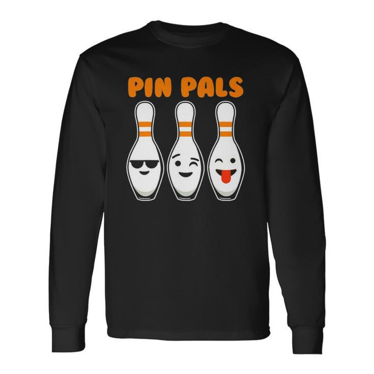 Pin Pals Cute Bowling Long Sleeve T-Shirt