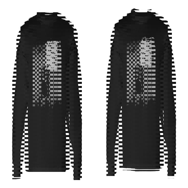 Pineapple Usa American Flag 4Th Of July Patriotic Fruit Long Sleeve T-Shirt T-Shirt