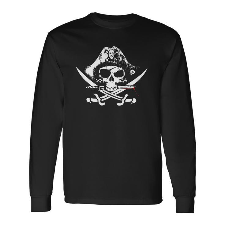 Pirate Flag Pirates For Long Sleeve T-Shirt T-Shirt