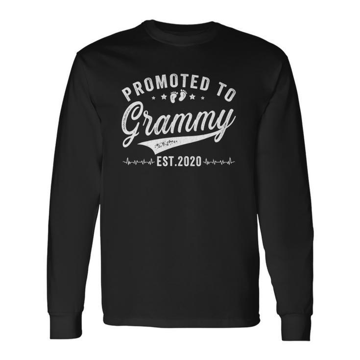 Promoted To Grammy 2022 Vintage Mom Wife Ideas New Mom Long Sleeve T-Shirt T-Shirt