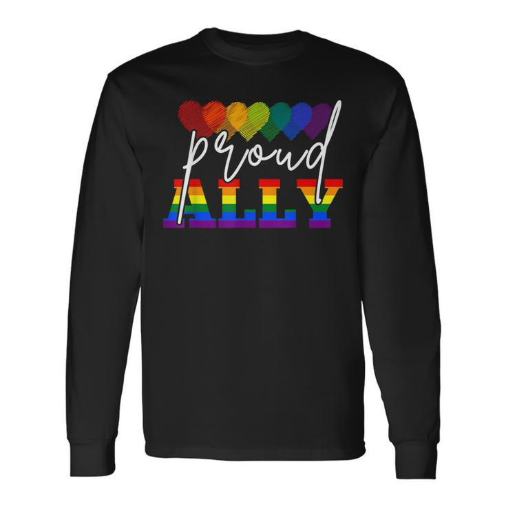 Proud Ally Ill Be There For You Lgbt Long Sleeve T-Shirt T-Shirt