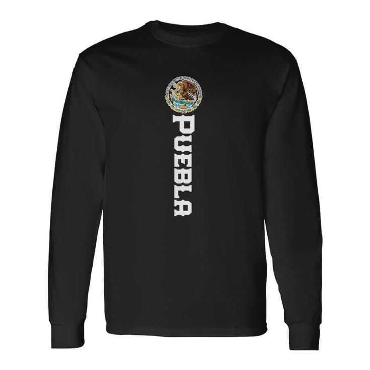 Puebla Mexico Mexican Camisa For Long Sleeve T-Shirt T-Shirt