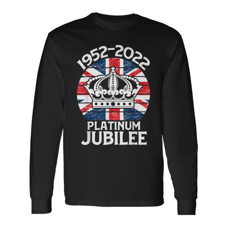 Queens Platinum Jubilee 2022 British Platinum Jubilee Long Sleeve T-Shirt T-Shirt