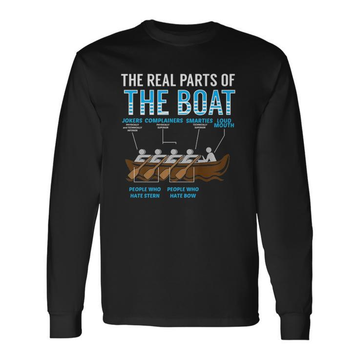 The Real Parts Of The Boat Rowing Long Sleeve T-Shirt T-Shirt