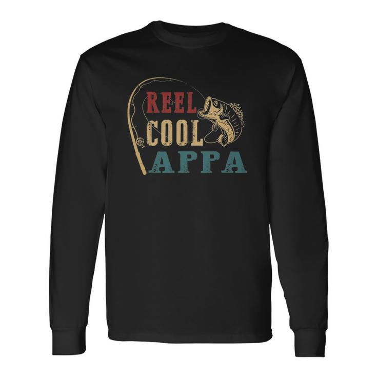 Reel Cool Appa Fishing Fathers Day Long Sleeve T-Shirt T-Shirt