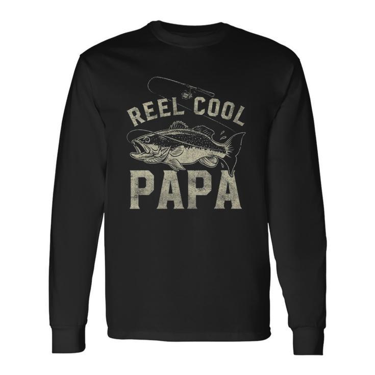 Reel Cool Papa Fathers Day Long Sleeve T-Shirt T-Shirt
