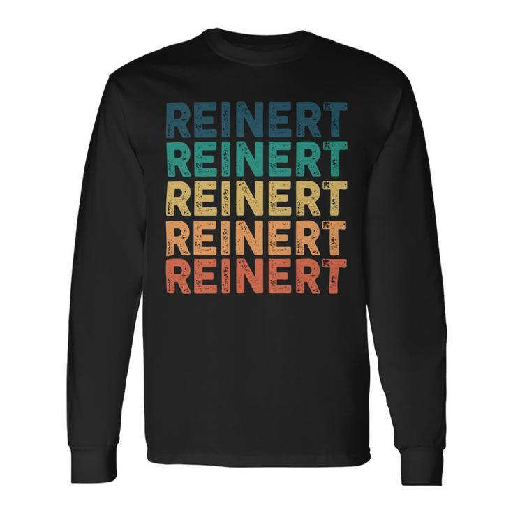 Reinert Name Shirt Reinert Name V2 Long Sleeve T-Shirt