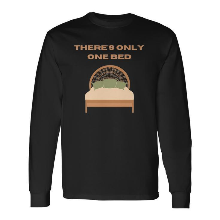 Theres Only One Bed Fanfiction Writer Trope Long Sleeve T-Shirt T-Shirt
